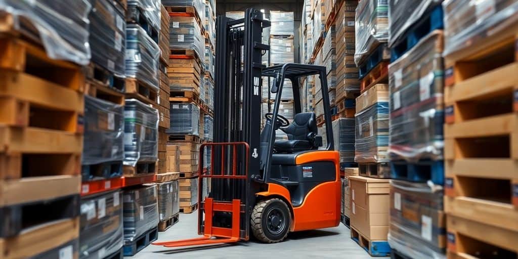 เทคนิคการขับรถโฟล์คลิฟท์ในพื้นที่จำกัด