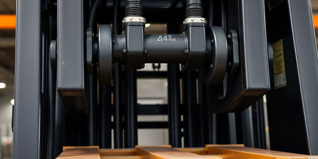 หลักการทํางานของกลไกรถโฟล์คลิฟท์เบื้องต้น