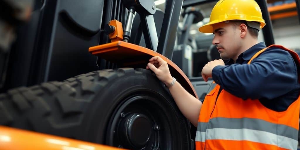 หลักการทํางานของกลไกรถโฟล์คลิฟท์เบื้องต้น