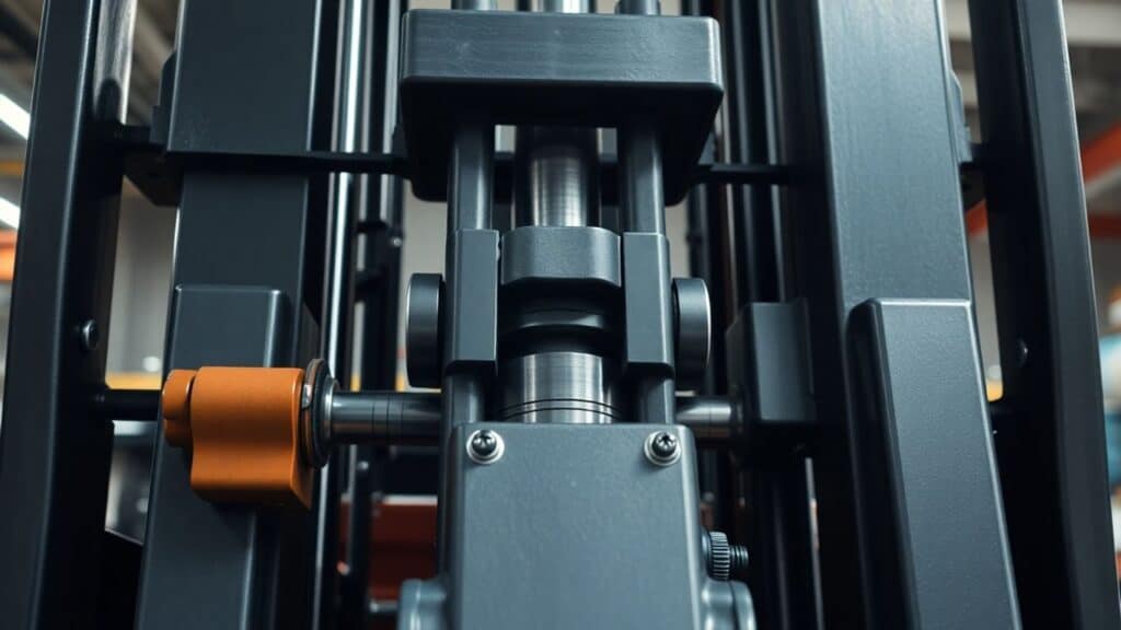 การตรวจสอบชิ้นส่วนรถยกก่อนจำหน่าย