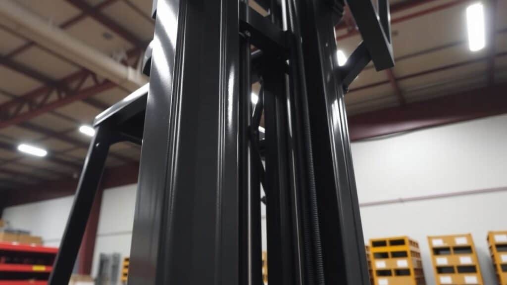 การตรวจสอบชิ้นส่วนรถยกก่อนจำหน่าย