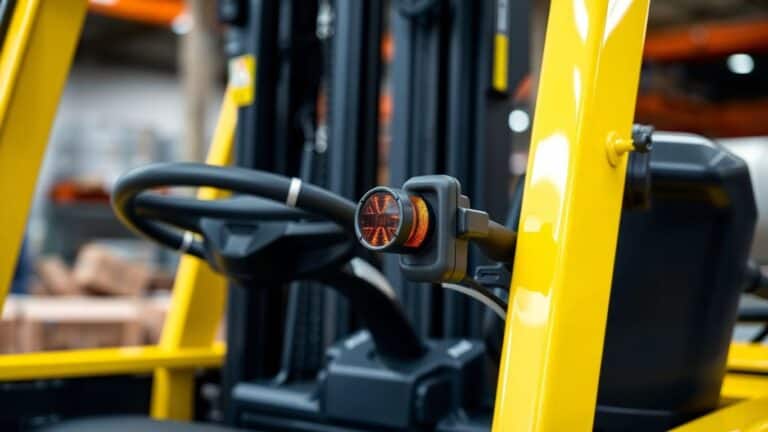 อุปกรณ์ความปลอดภัยรถโฟล์คลิฟท์ที่ต้องตรวจสอบประจำวัน