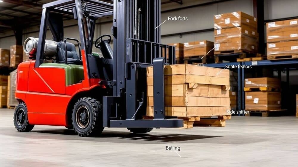 อุปกรณ์เสริมรถโฟล์คลิฟท์ที่จำเป็นสำหรับอุตสาหกรรม