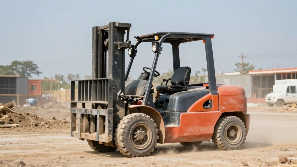 รถโฟล์คลิฟท์น้ำมัน กับงานหนักและกลางแจ้ง
