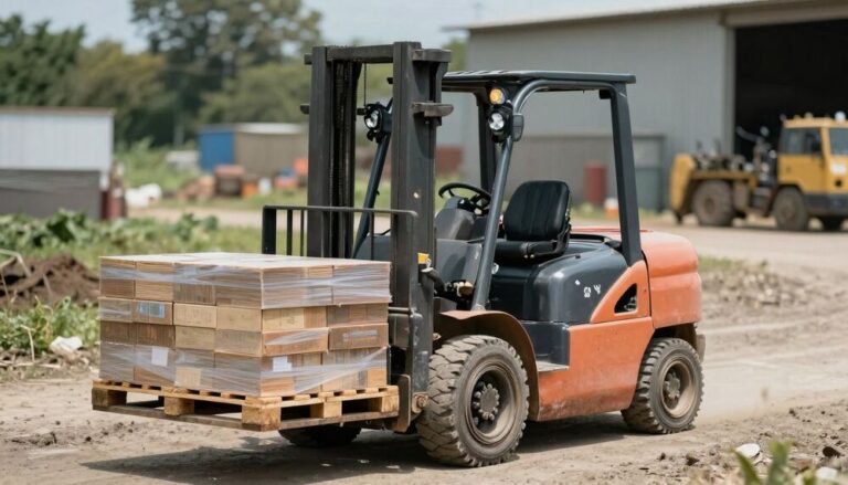 รถโฟล์คลิฟท์น้ำมัน กับงานหนักและกลางแจ้ง