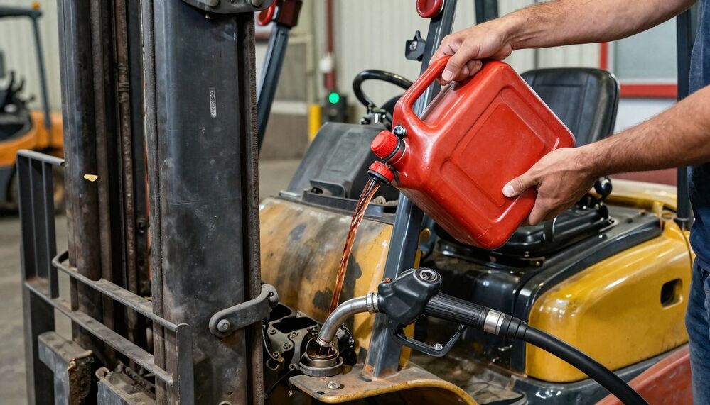 รถโฟล์คลิฟท์น้ำมันในโรงงานกับข้อควรระวัง