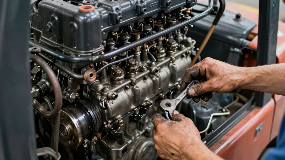 ซ่อมเครื่องยนต์รถโฟล์คลิฟท์น้ำมันกับปัญหาที่พบบ่อย