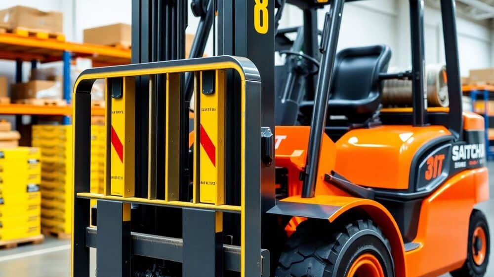 อุปกรณ์เสริมเพื่อความปลอดภัยสำหรับรถโฟล์คลิฟท์ยุคใหม่