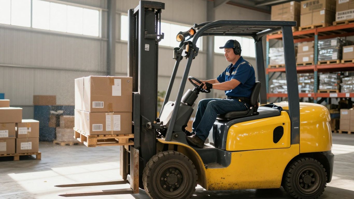 วิธีใช้รถโฟล์คลิฟท์อย่างถูกต้อง สำหรับมือใหม่