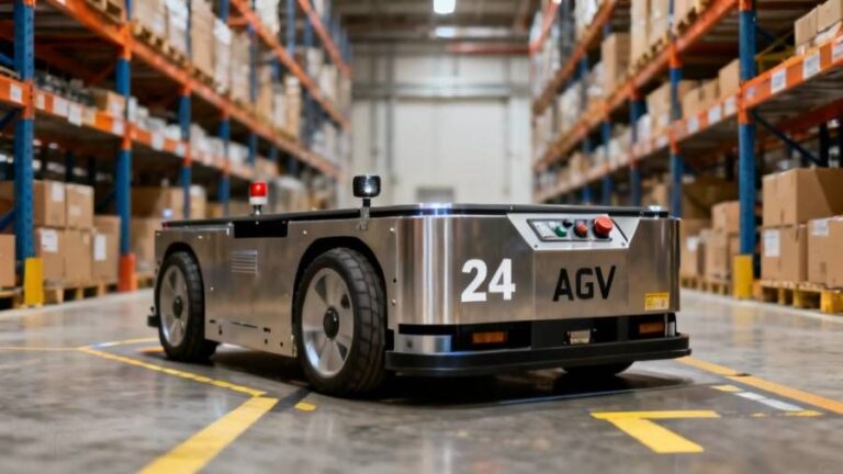 AGV ทำงาน 24 ชั่วโมงได้ไหมกับระบบชาร์จอัตโนมัติ